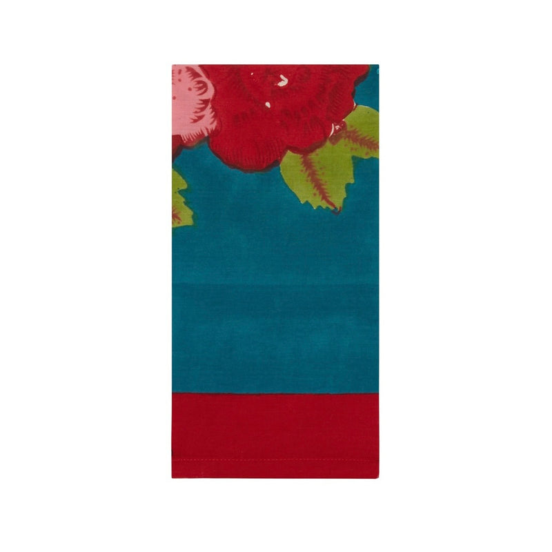 NAPPE EN MOUSSELINE DE COTON KANDEM QUEEN ROUGE - 180x350cm