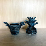 PALM TREE SOUP TUREEN S - PEACOCK BLUE