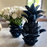 PALM TREE SOUP TUREEN S - PEACOCK BLUE