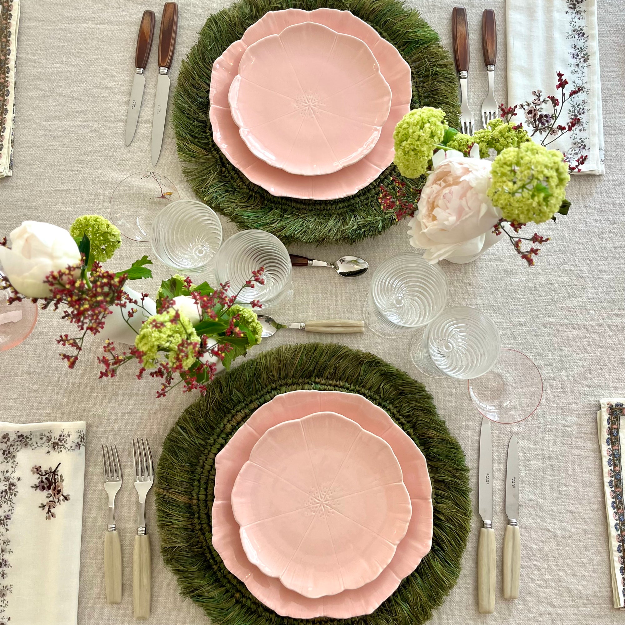 DINNER PLATE CHERRY BLOSSOM PINK - SET OF 4