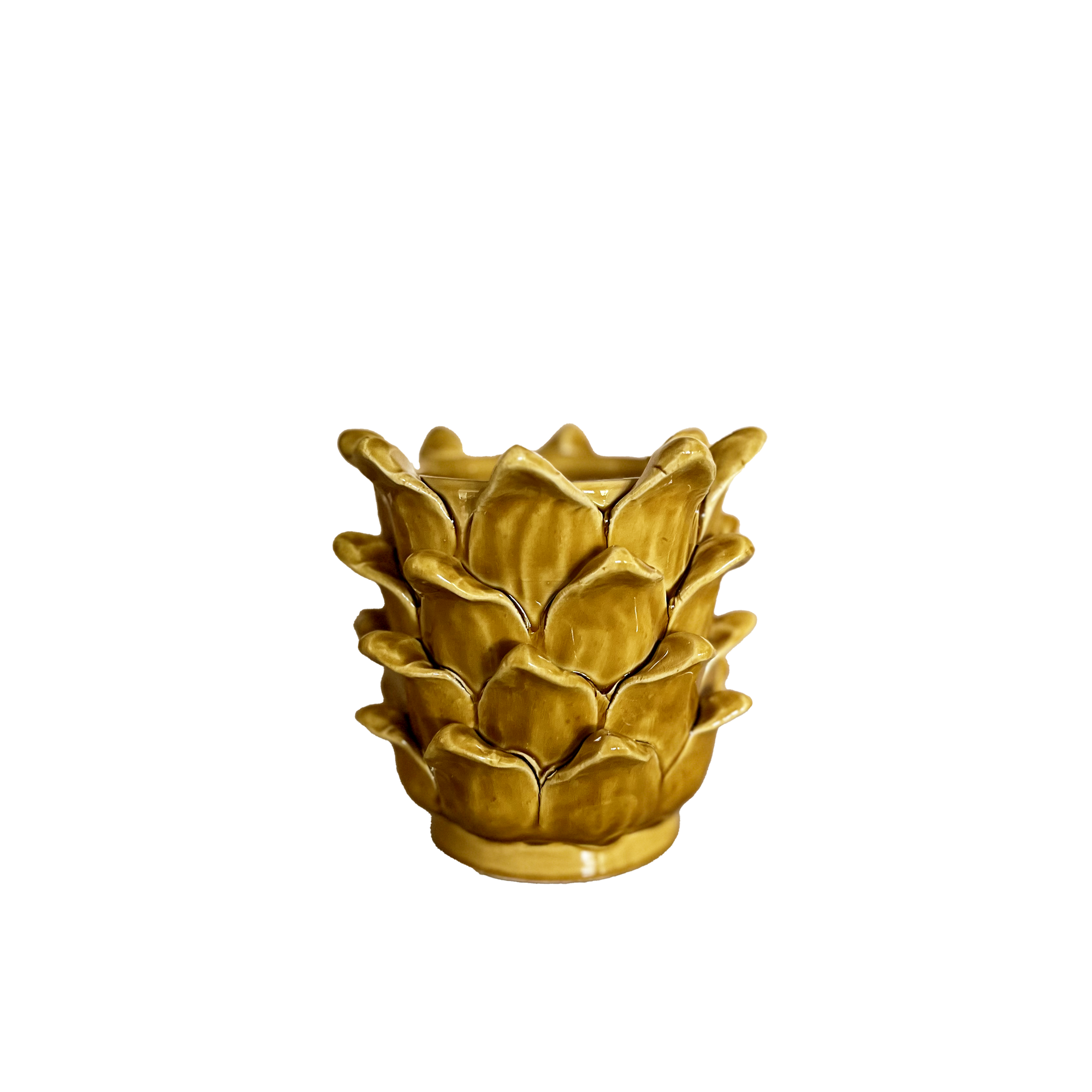 ARTICHOKE PLANT POT XS - HONEY YELLOW