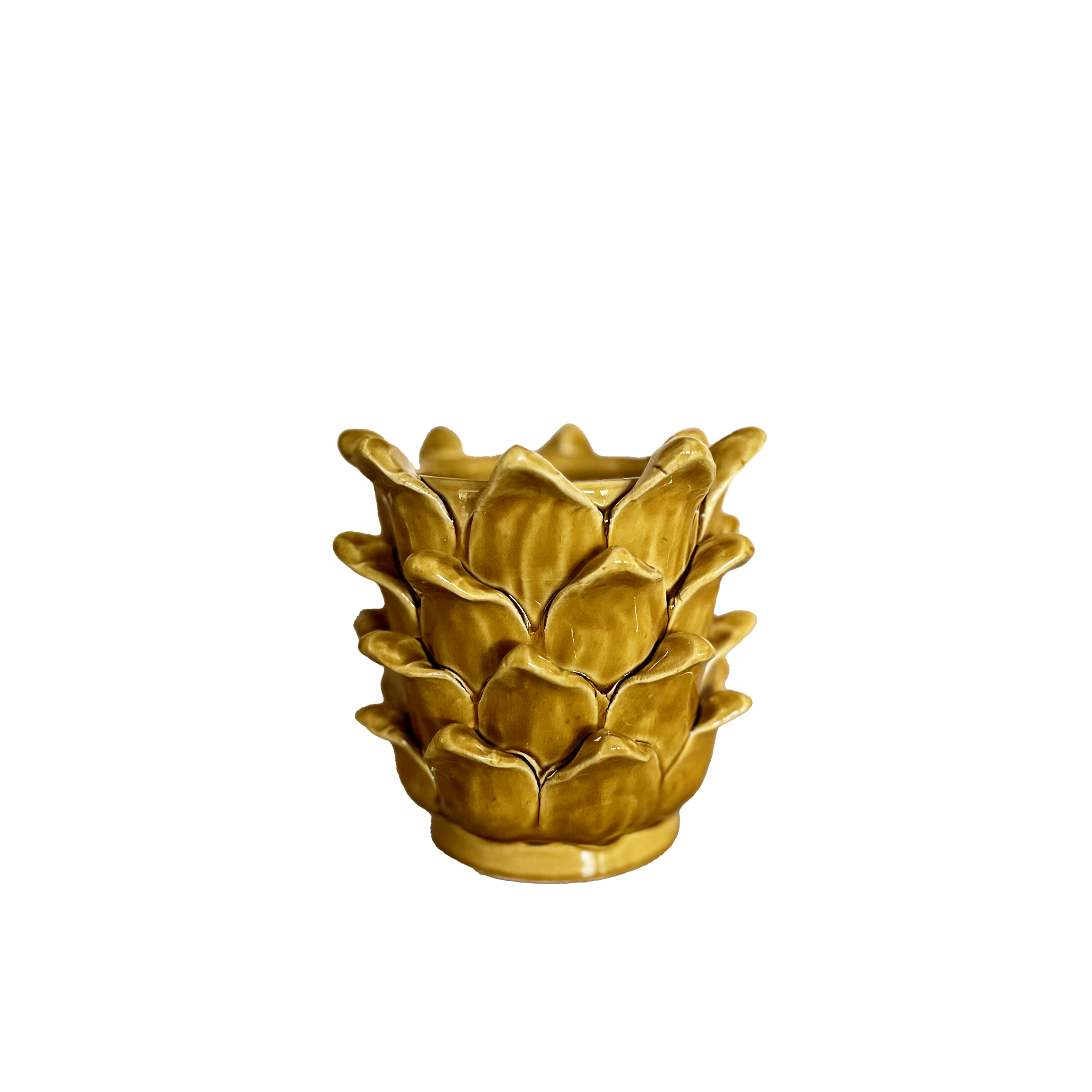 ARTICHOKE PLANT POT XS - HONEY YELLOW