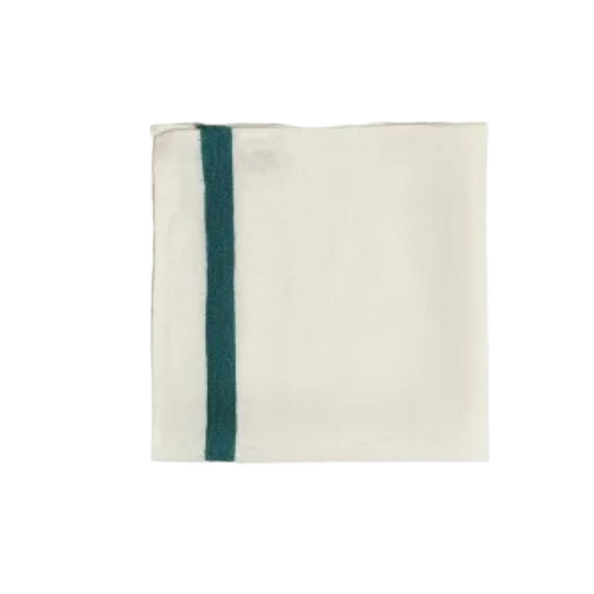 SERVIETTE DE SERVIETTE MAJORQUE VERT FONCÉ - LOT DE 4