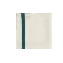 SERVIETTE DE SERVIETTE MAJORQUE VERT FONCÉ - LOT DE 4