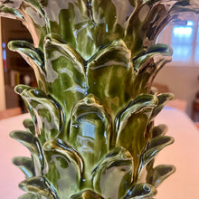 VASE ARTICHAUT VERT ÉMERAUDE