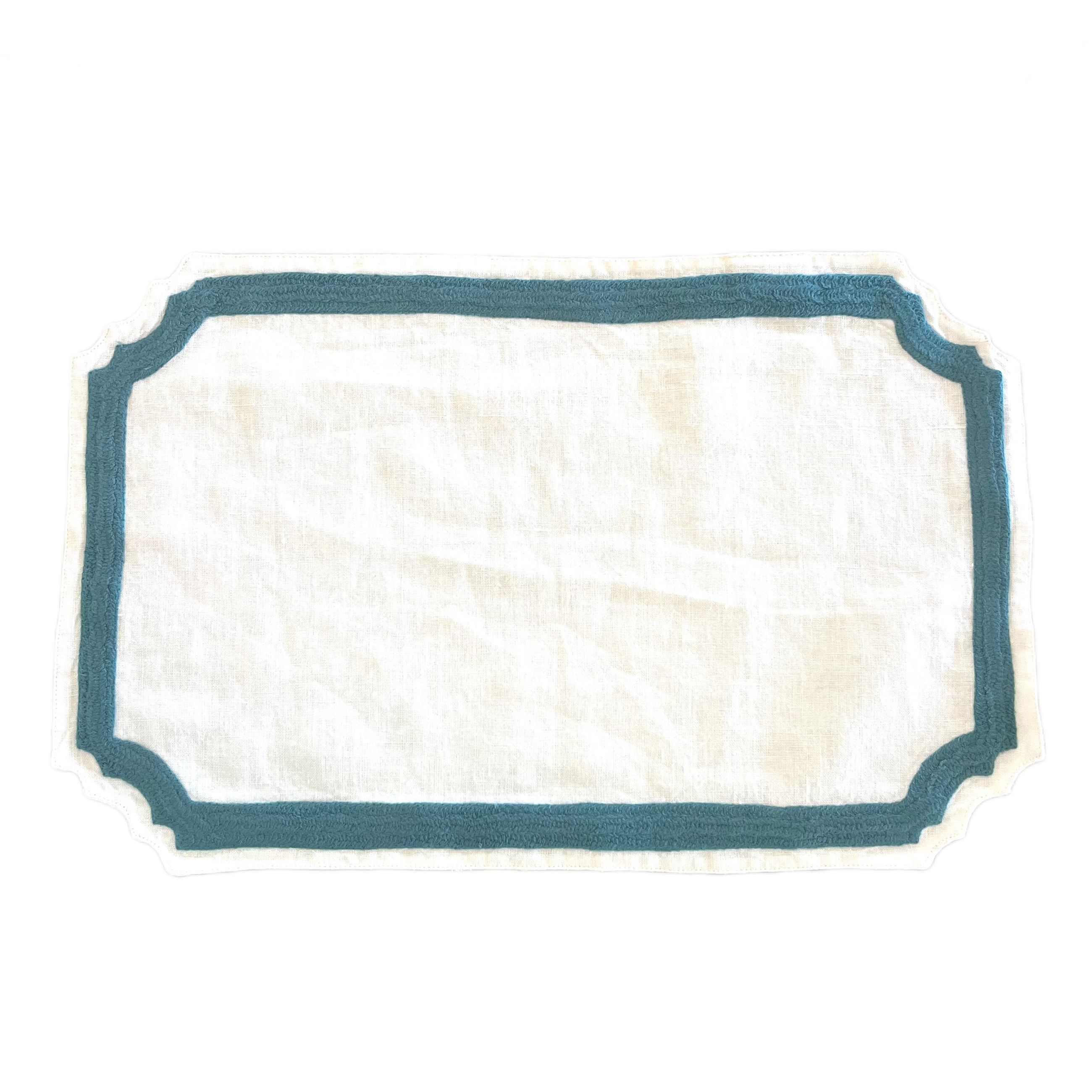 PLACEMAT MAJORQUE ICE BLUE - SET OF 4