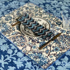 NAPKIN LAHERIA BLUE - SET OF 10