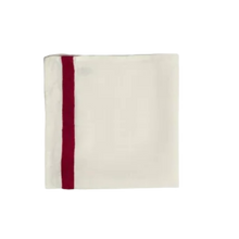 SERVIETTE MAJORQUE ROUGE - LOT DE 4