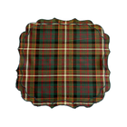 PLACEMAT KRINKLE TARTAN OLIVE - SET OF 4