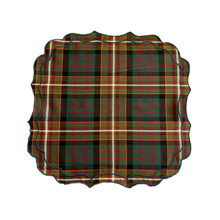 PLACEMAT KRINKLE TARTAN OLIVE - SET OF 4