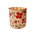 RED FLOWER CANDLE