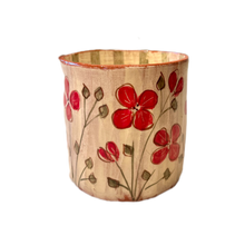 RED FLOWER CANDLE