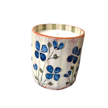 BLUE FLOWER CANDLE