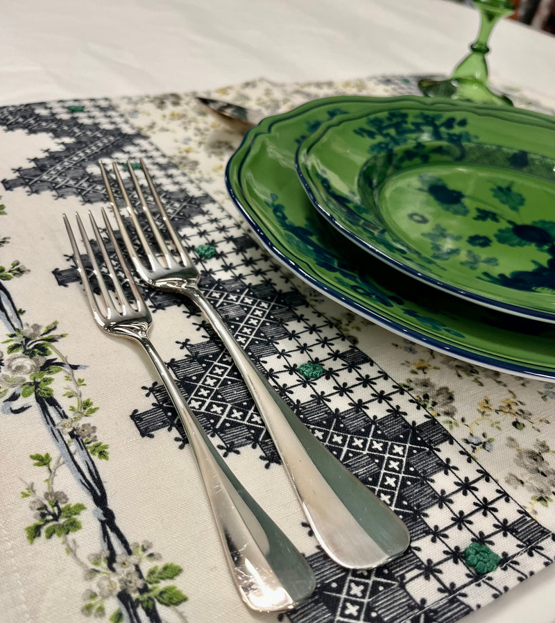 DINNER PLATE ORIENTE ITALIANO MALACHITE - SET OF 8