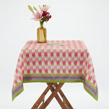 VERANDA MAGENTA PINK - LINNEN TABLECLOTH - 180x350cm