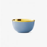 CHAMPAGNE BOWL BELVEDERE LIGHT BLUE AND GOLD