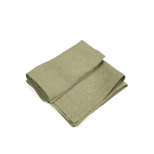 SERVIETTES SKYE KAKI - LOT DE 4