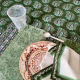 TABLECLOTH ANASTASIA GREEN