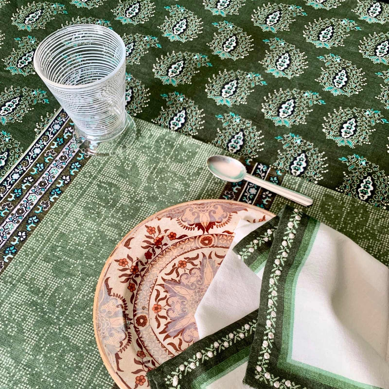 TABLECLOTH ANASTASIA GREEN