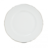 DINNER PLATE CORONA ORO PLATINO - SET OF 18