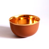 CHAMPAGNE BOWL BELVEDERE CINNAMON AND GOLD